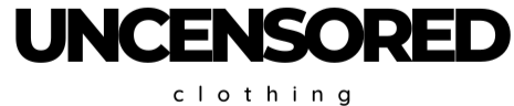 Black Logo Uncensored Clothing